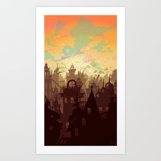 Waiting for the Day Art Print