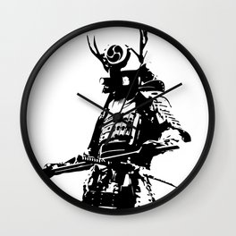 Samurai Wall Clock | History, Drawing, Handdrawing, Ninja, Fight, Warrior, Handmade, War, Vintage, Japan 