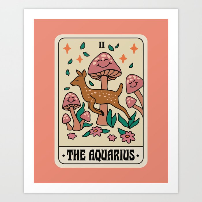 Aquarius Tarot Art Print