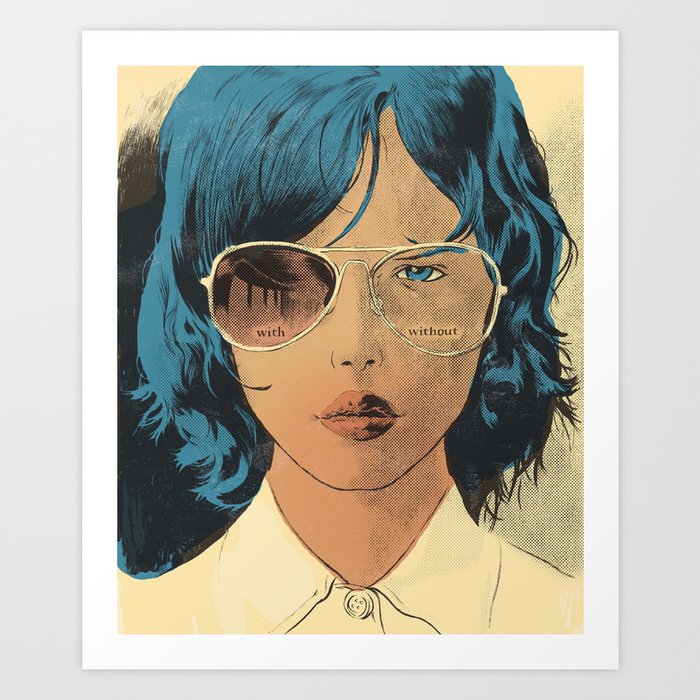 With & Without Art Print