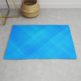Blue Connections Area & Throw Rug