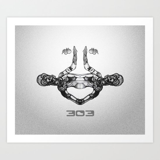 303 Art Print