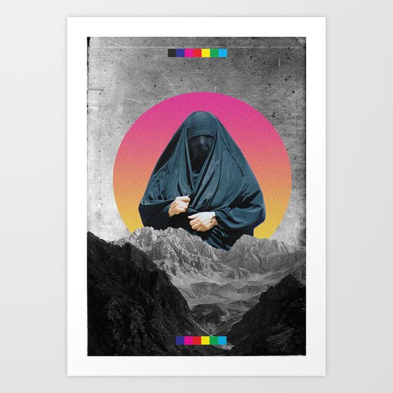 HERE I COME Art Print