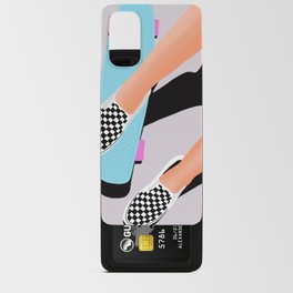 Skater girl poser- Graphic Design Art Android Card Case