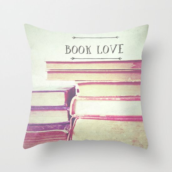 Book Love Throw Pillow