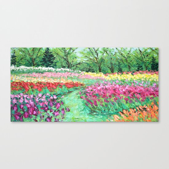 May at the Carillon Canvas Print