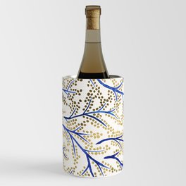 Branches – Navy & Gold Wine Chiller