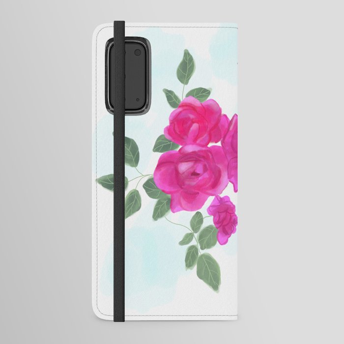 Fuchsia Roses Android Wallet Case