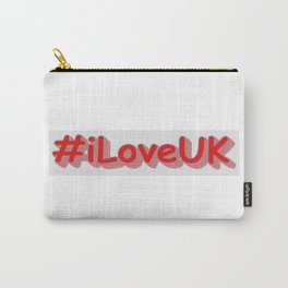 "#iLoveUK" Cute Design. Buy Now Carry-All Pouch