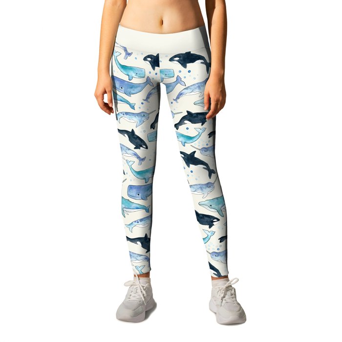 Whales, Orcas & Narwhals Leggings