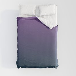 Purple and teal ombre Duvet Cover