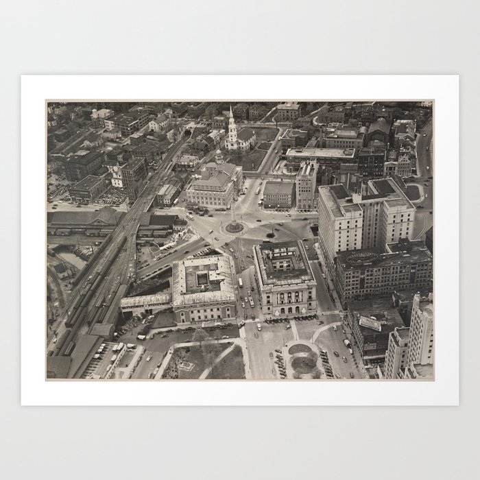 Downtown Providence, East View from Biltmore Art Print