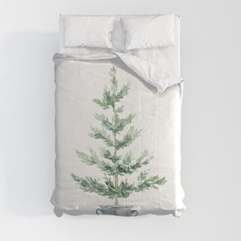 Christmas fir tree Comforter
