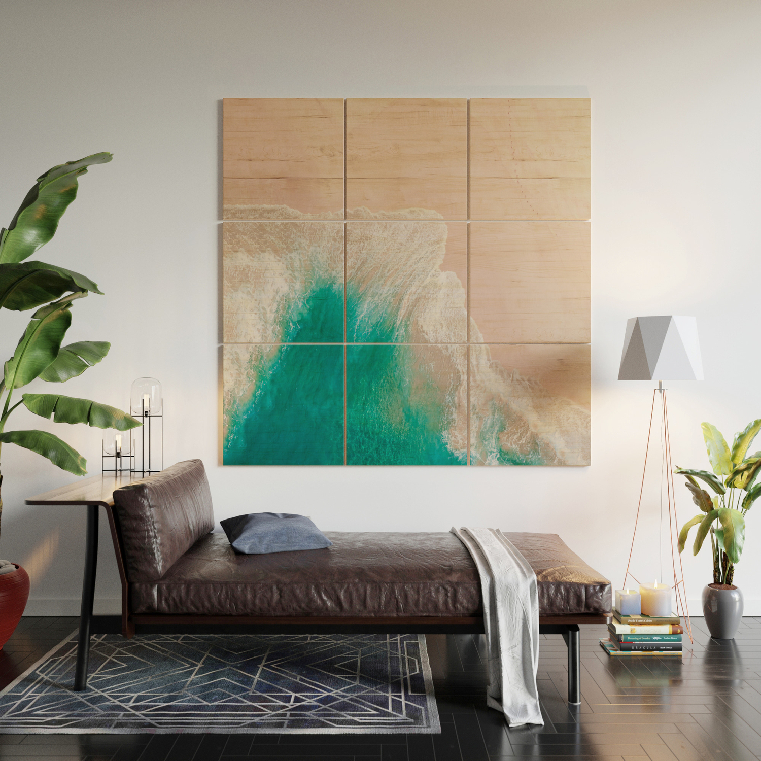 Wallpaper Beachy Wood Wall Art By Nowyousea Society6 For Free