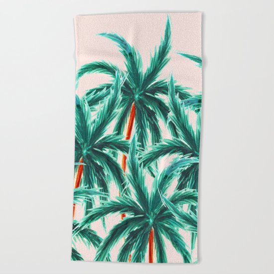 Coconut Trees #society6 #decor #buyart Beach Towel