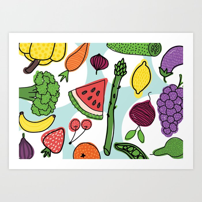 healthy food pictures to print