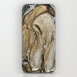 Metallic Marble Texture 03 iPhone Skin