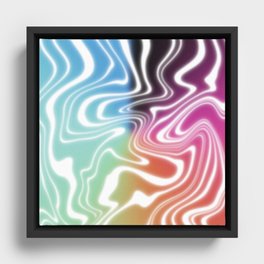 Lucid Abstract Dreams Gradient Framed Canvas