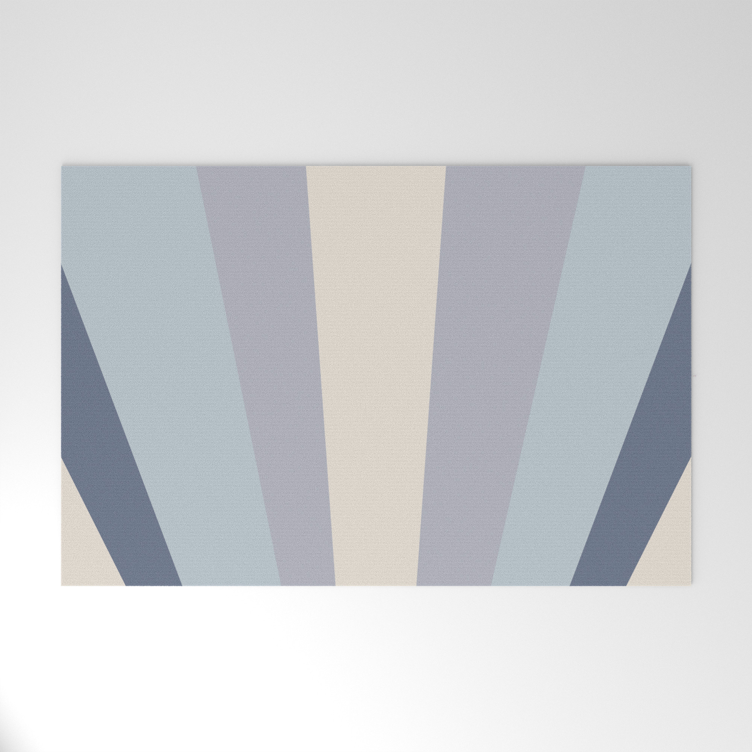 Blue Wall Art Scandinavian Decor Sun Wall Art Mid Century Art