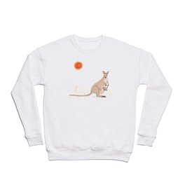 Kangaroo and baby Crewneck Sweatshirt