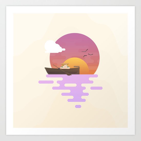 Sunset Art Print