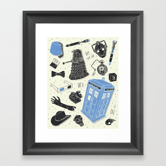 Artifacts: Doctor Who Framed Art Print