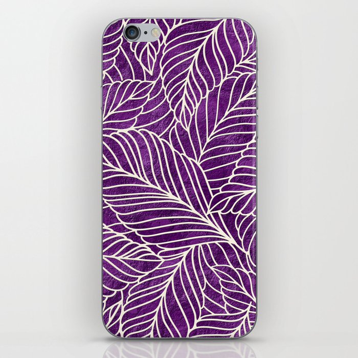 Palm Leaves Pattern 3 iPhone Skin