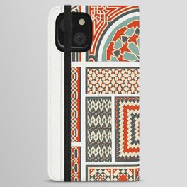 La Decoration Arabe, Plate no. 82 iPhone Wallet Case