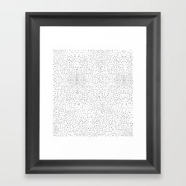 Polka Dots Framed Art Print