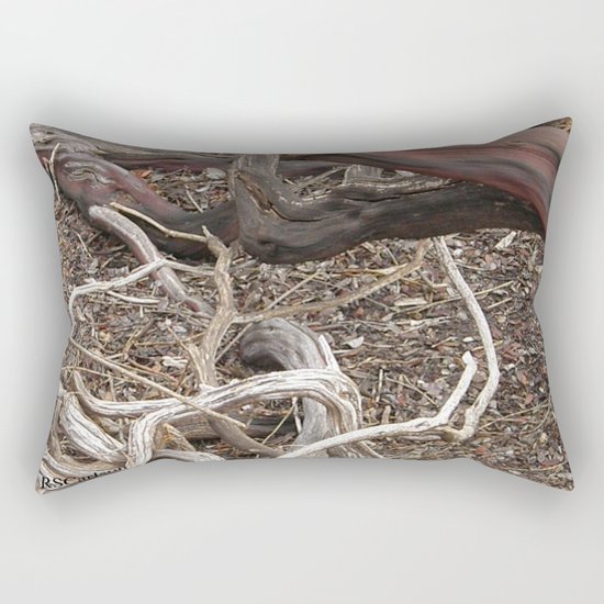 TEXTURES - Manzanita in Drought Conditions #3 Rectangular Pillow
