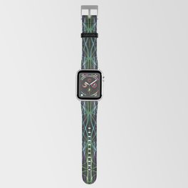 Liquid Light Series 64 ~ Colorful Abstract Fractal Pattern Apple Watch Band
