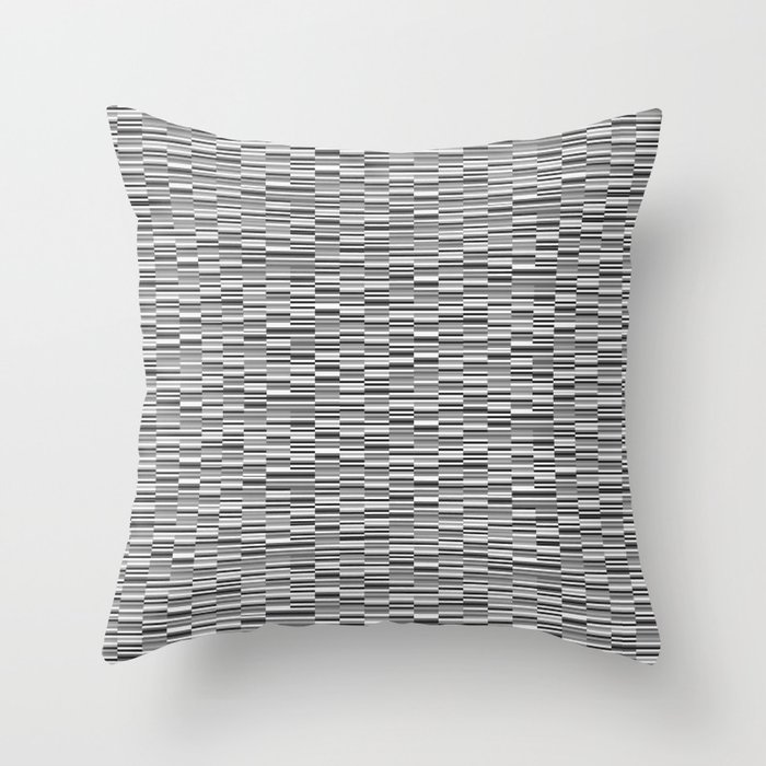 Vintage Lines Throw Pillow