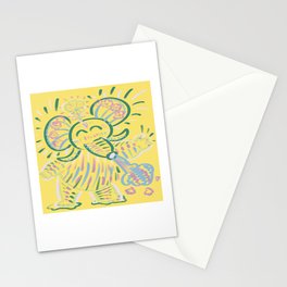 Little Elephant in the "Beginning of Autumn" Stationery Cards