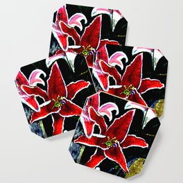 Tiger Lily jGibney The MUSEUM Society6 Gifts Coaster