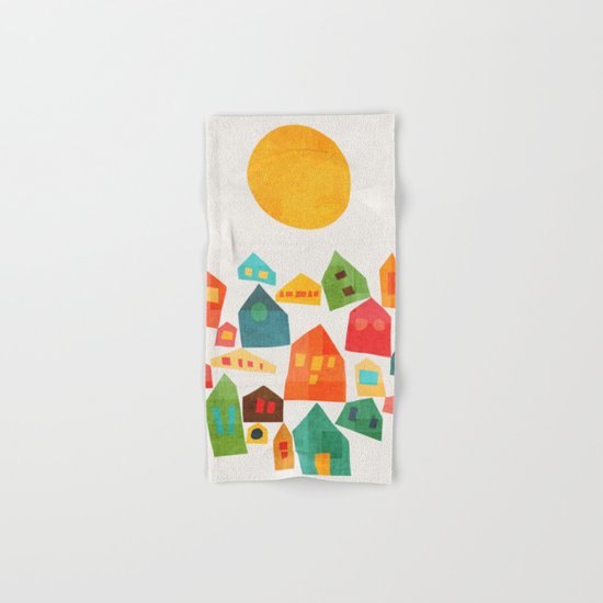 Looking at the same sun Hand & Bath Towel