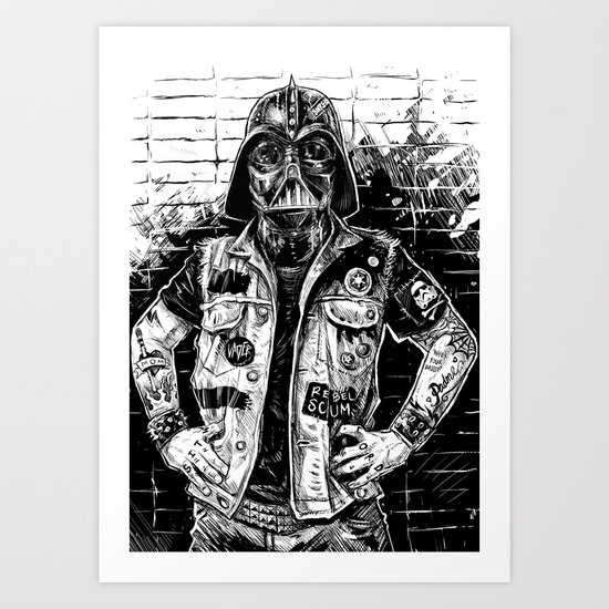 Problem Child (Star Wars - Darth Vader) Art Print