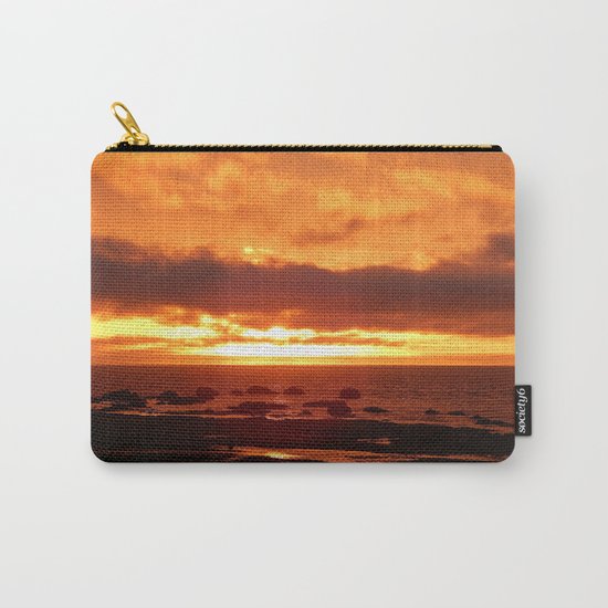 Skies of Fury at Sunset Carry-All Pouch