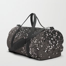 Blush Gray Black Lady Glitter #2 (Faux Glitter) #shiny #decor #art #society6 Duffle Bag