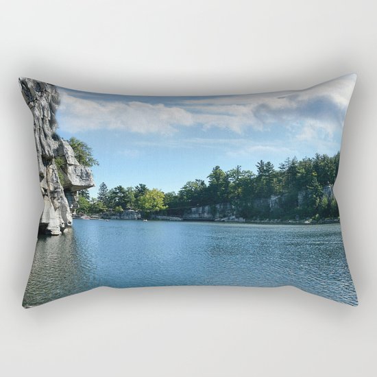Mohonk Lake Rectangular Pillow