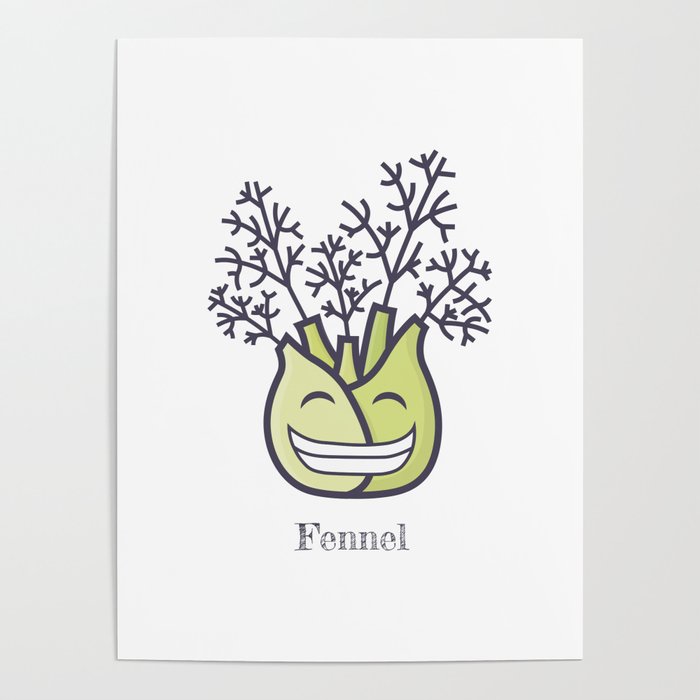 Happy Fennel Poster