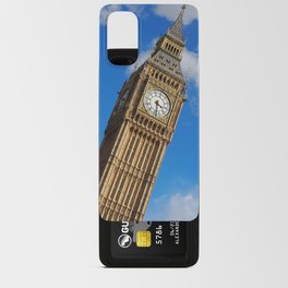 Great Britain Photography - Big Ben Under The Blue Slightly Clouded Sky Android Card Case