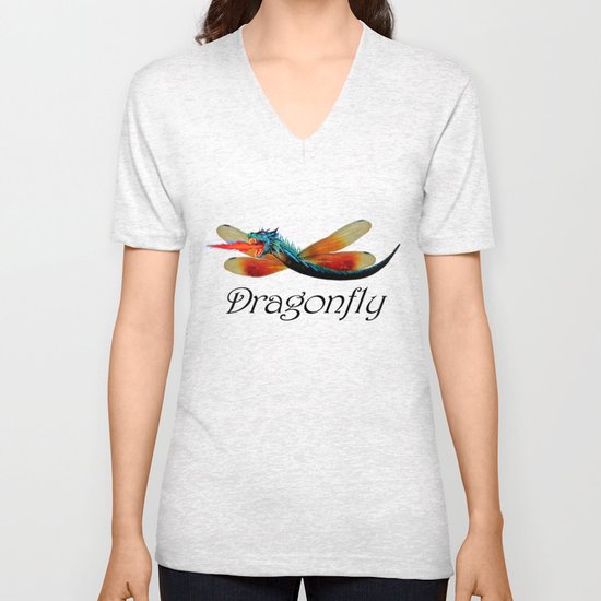 Dragon fly Unisex V-Neck