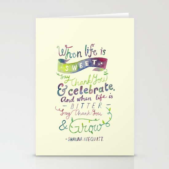 Say Thank You Stationery Cards
