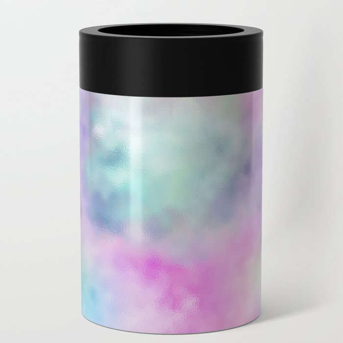 Colorful Iridescent Pattern Can Cooler