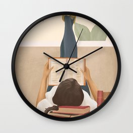 Bookworm Wall Clock