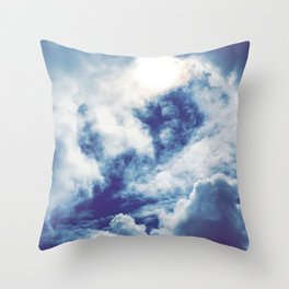 I'm here Throw Pillow