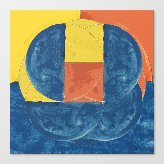 Sunrise, sunset, sea Canvas Print