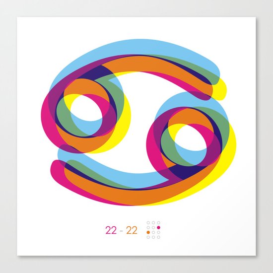 Cancer ~ Zodiac Canvas Print