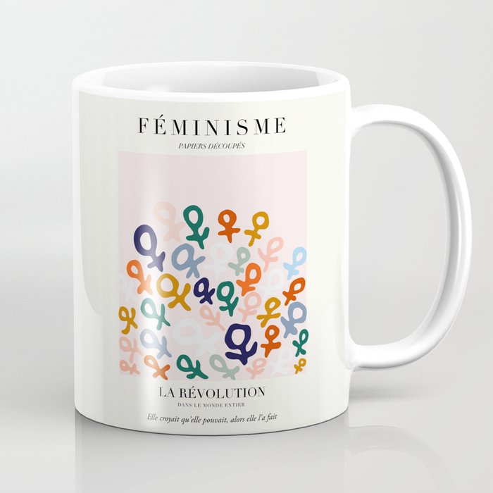 L'ART DU FÉMINISME — Feminist Art — Matisse Exhibition Poster Coffee Mug