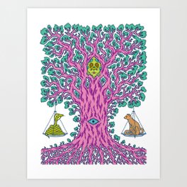 The Tree of Balance Art Print